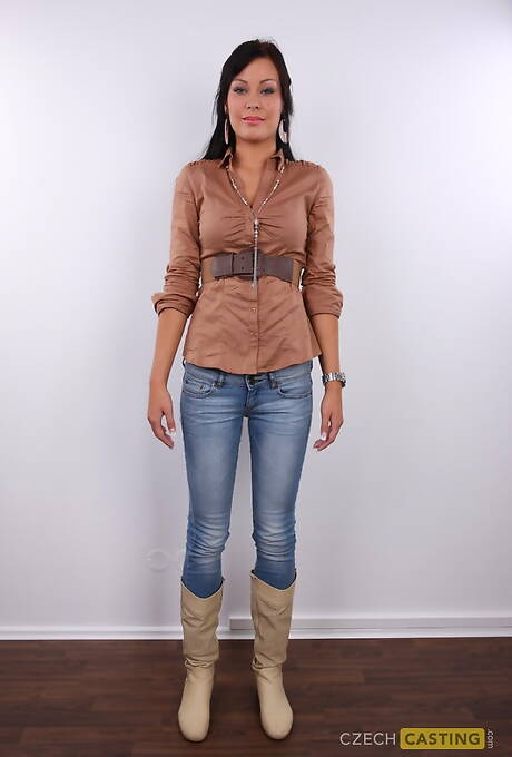 Czech Casting  are proud to present you with a free pictures featuring Hana exhibit hot shape