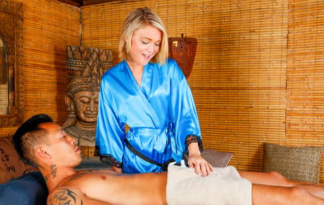 Massage Parlor are excited to present you with a photo gallery showcasing Dakota Skye and Kenny Styles in sex scene with boy